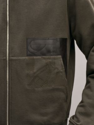 Sweat à capuche zippé patch «&nbsp;Eperon d'Or en Perspective&nbsp;», Vue: Vue portée, worn, vue 5 sur 5
