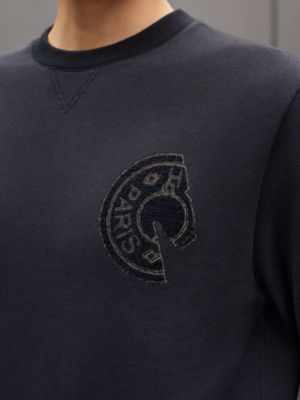 C.D.S. crewneck sweater, View: Worn, worn, view 4 of 4