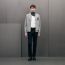 C.D.S. varsity jacket, gris