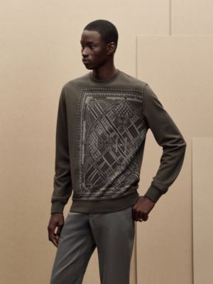 Sweat col rond «&nbsp;Parcours Sans Faute Bandana&nbsp;» en laine, Vue: Vue portée, worn, vue 2 sur 5