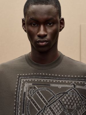 Sweat col rond «&nbsp;Parcours Sans Faute Bandana&nbsp;» en laine, Vue: Vue portée, worn, vue 4 sur 5