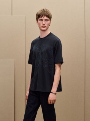 Camiseta com bordado "Quadrige", Exibir: Sendo usado, worn, visualizar 2 de 5
