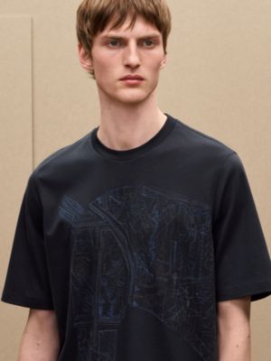 Camiseta com bordado "Quadrige", Exibir: Sendo usado, worn, visualizar 4 de 5