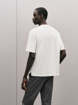 "Quadrige" embroidered t-shirt, View: Worn, worn, view 3 of 5