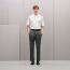 "H'Cheval" t-shirt with leather detail, blanc, We will notify you when this product is back in stock