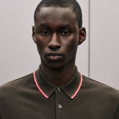 HERMES ダークパープル ポロシャツ XL HERMES - HERMES エルメス