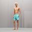 Boxershorts-Badehose "Ouh La l'H", lagon glacé