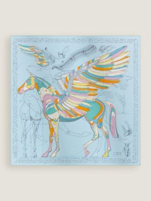 bleu ciel/orange cuit/multicolore