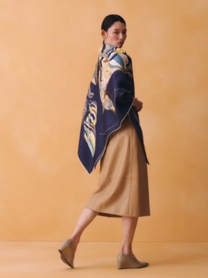 Le Pegase d'Hermès scarf 140, View: Worn, worn, view 3 of 4