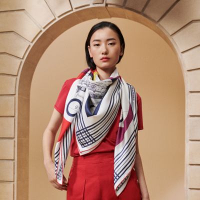 エルメス HERMES ストール ショール カレ140 CARRE カシミヤ シルク  