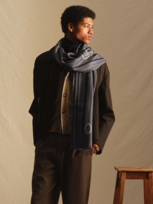 Rechteckiger Schal Harnais des Présidents, Ansicht: Getragene Ansicht, worn, Ansicht 2 von 3