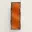 Steeple Chase rectangle, orange/gris chiné/marine