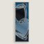 Big Stirrups rectangle, noir/denim/céruléen