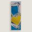 Big Stirrups rectangle, bleu mistral/moutarde/guimauve