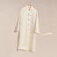Cashmere wrap coat, blanc naturel