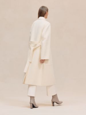 Cashmere wrap coat, View: Worn, worn, view 2 of 7