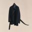 Cashmere coat, bleu noir