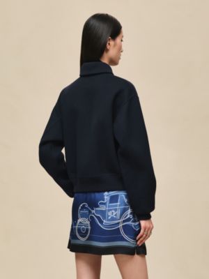 Mixed knit jacket, View: Worn, worn, view 3 of 5