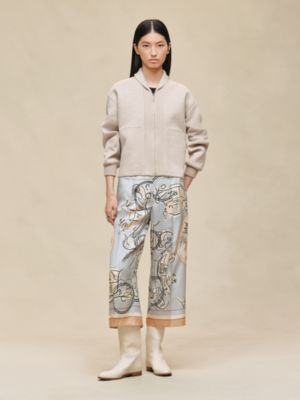 Blouson mix maille
