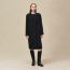 Long coat, noir
