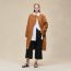 Long coat, brun mahogany
