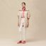 Reversible coat, blanc marbre