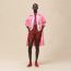 Harness coat, rose bonbon