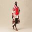 "Grand Manege" long trench coat, beige amande