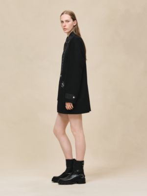 Embroidered car coat, View: Worn, worn, view 2 of 8