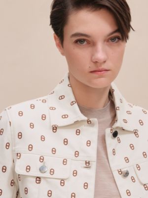 "Chaine d'Ancre" denim jacket, View: Worn, worn, view 4 of 6
