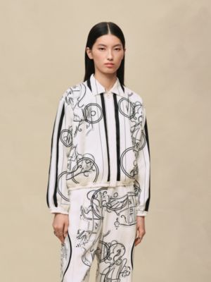 "Ex-Libris a Main Levee" jacket, View: Worn, worn, view 2 of 6