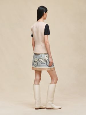 Equestrian short vest, View: Worn, worn, view 3 of 7