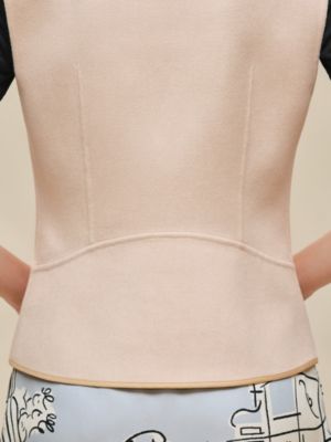 Equestrian short vest, View: Worn, worn, view 7 of 7