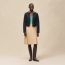 Double cotton twill jacket, noir