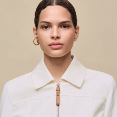 ジャケット・アウター 2020ss HERMES White blouson jacket ジャケット・アウター 2020ss HERMES White blouson jacket Hermes