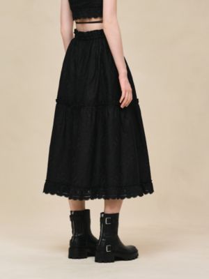 Embroidered skirt, View: Worn, worn, view 3 of 5