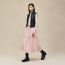 Embroidered skirt, rose palomino