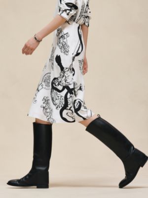 "Ferronnerie Remix" slanted skirt, View: Worn, worn, view 3 of 5