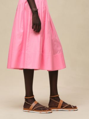 "Mosaique" pleated skirt with basque, View: Worn, worn, view 4 of 5