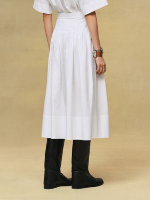 "Mosaique" pleated skirt with basque, View: Worn, worn, view 2 of 5