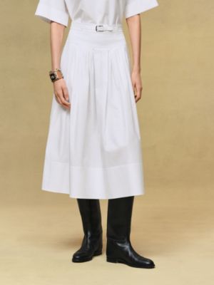 "Mosaique" pleated skirt with basque, View: Worn, worn, view 3 of 5