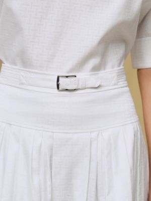 "Mosaique" pleated skirt with basque, View: Worn, worn, view 5 of 5
