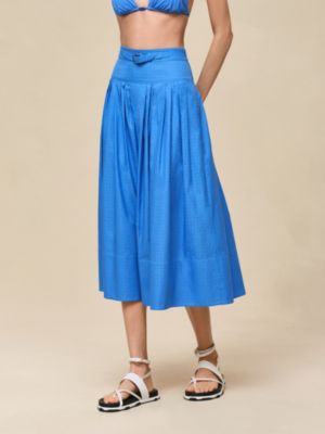 "Mosaique" pleated skirt with basque, View: Worn, worn, view 2 of 5