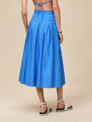 "Mosaique" pleated skirt with basque, View: Worn, worn, view 3 of 5