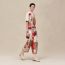 "Grand Manege Detail Remix" short pants, beige amande