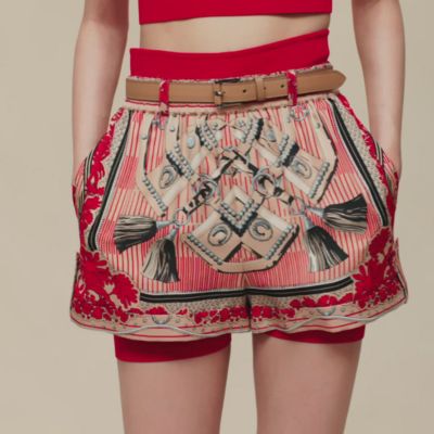 "Aux Champs en Fleurs Raye" boxer shorts, View: video, view 2 of 6
