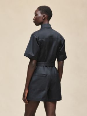 Double cotton twill jumpsuit, View: Worn, worn, view 4 of 7