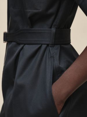 Double cotton twill jumpsuit, View: Worn, worn, view 6 of 7