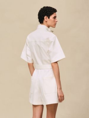 Double cotton twill jumpsuit, View: Worn, worn, view 4 of 6