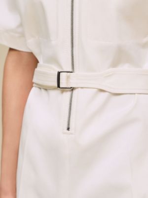 Double cotton twill jumpsuit, View: Worn, worn, view 6 of 6